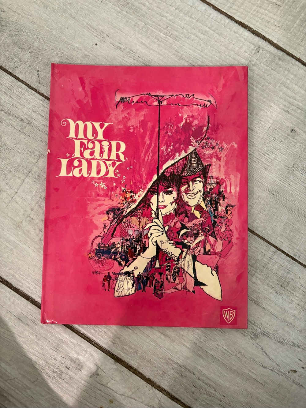 Vintage 1964 My Fair Lady Hardcover Program Audrey Hepburn Warner Bros